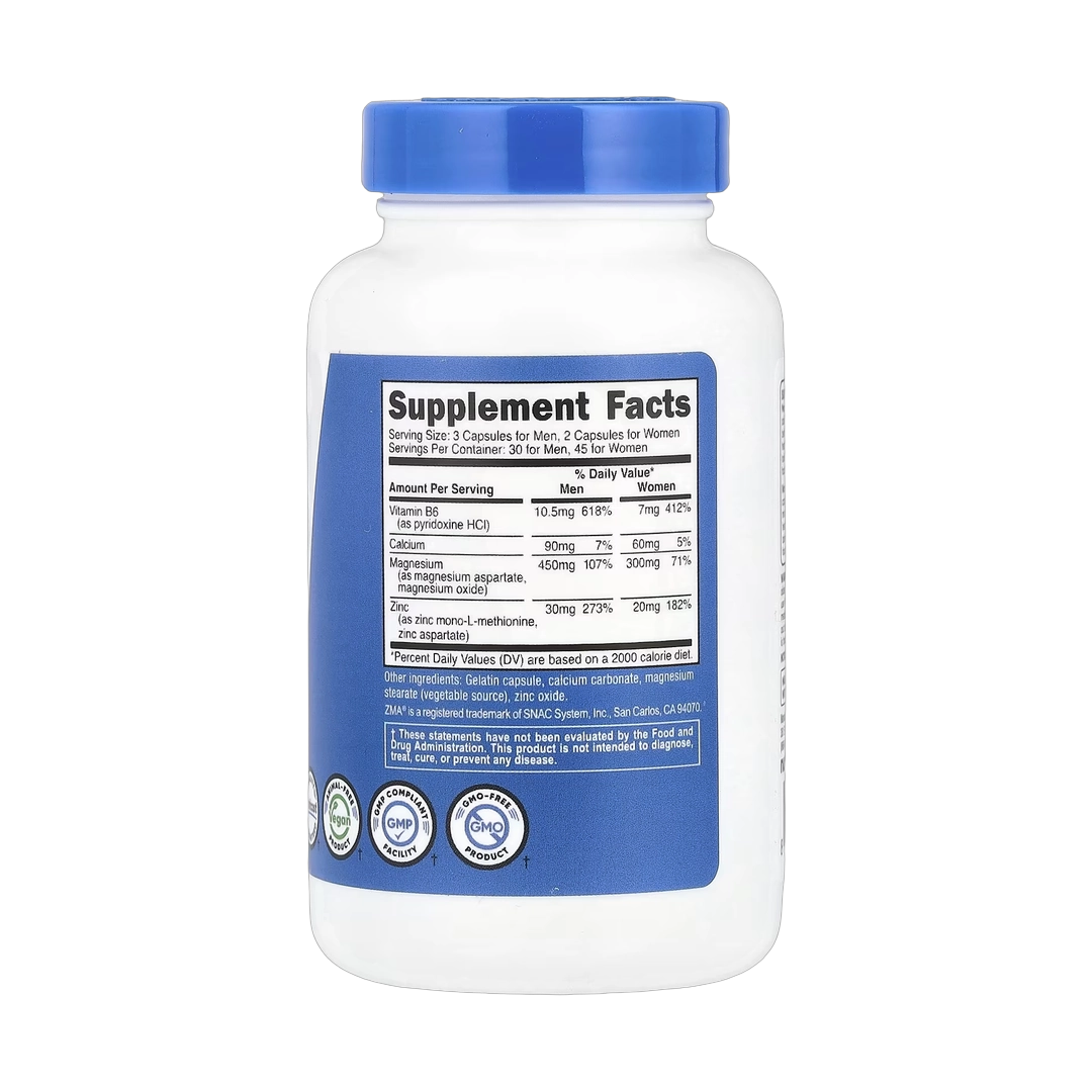 Nutricost, Performance, ZMA, 90 Capsules