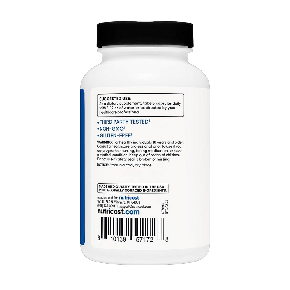 Nutricost, Perfromance, myHMB, 1,500 MG, 120 Capsules