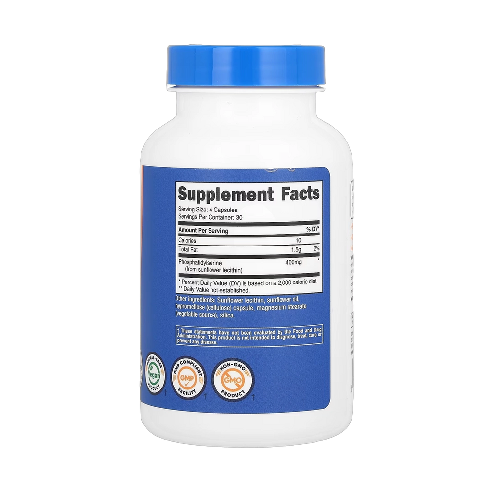 Nutricost, Phosphatidyl Serine, 120 Capsules