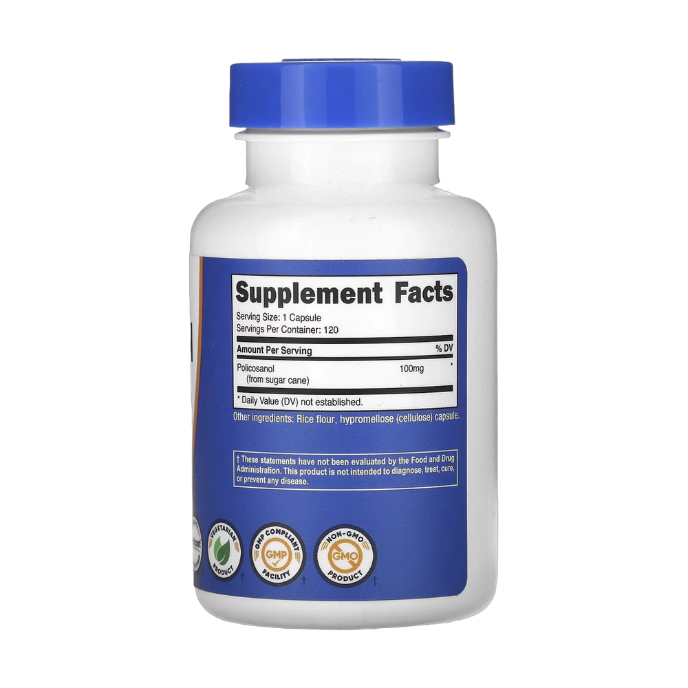 Nutricost, Policosanol, 100 mg, 120 Capsules