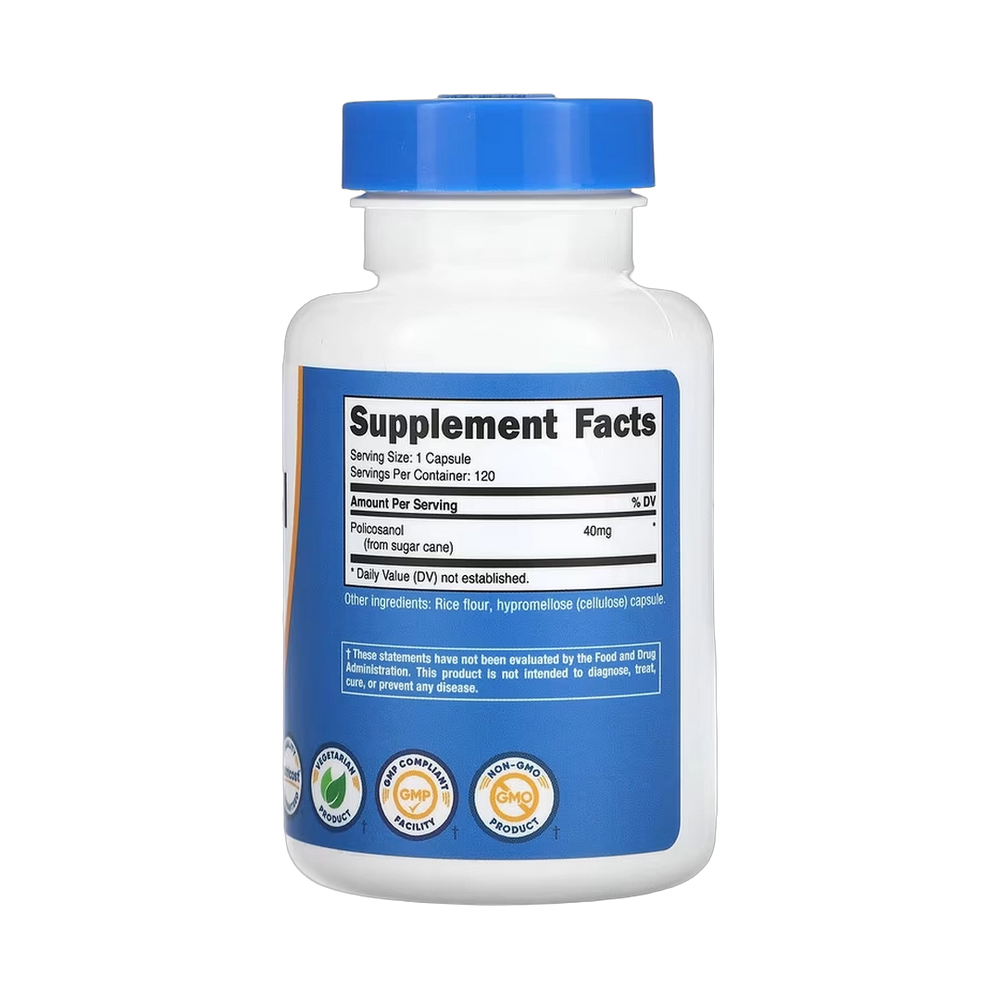 Nutricost, Policosanol, 40 mg, 120 Capsules