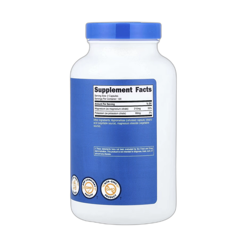 Nutricost, Potassium + Magnesium, 240 Capsules