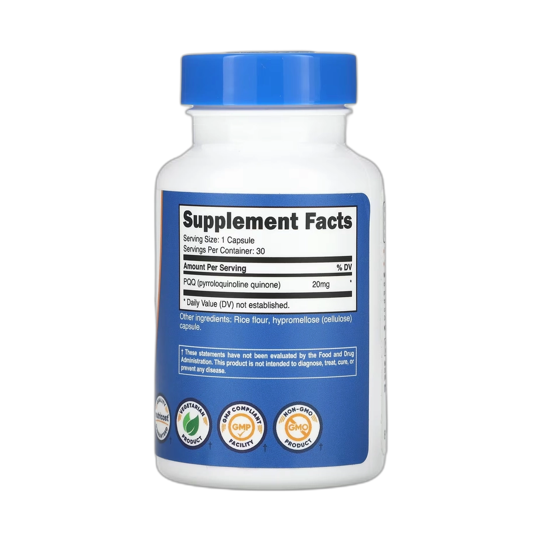 Nutricost, PQQ, 20 mg, 30 Capsules