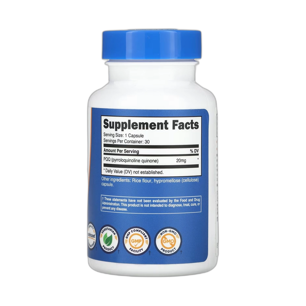 Nutricost, PQQ, 20 mg, 30 Capsules