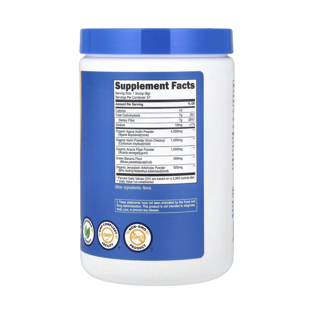 Nutricost, Prebiotic Fiber, Unflavored, 16.2 oz, 453 g