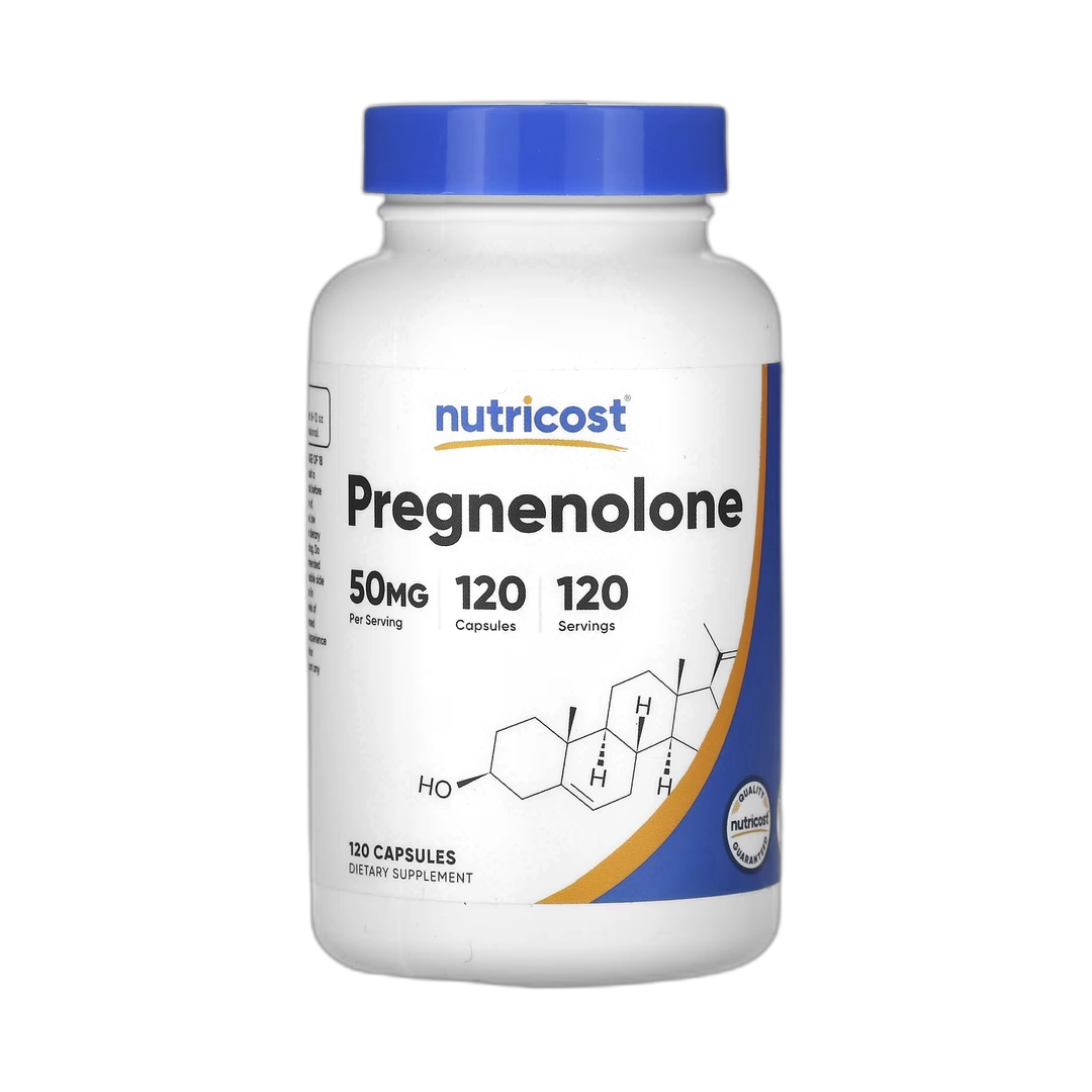 Nutricost, Pregnenolone, 50 mg, 120 Capsules
