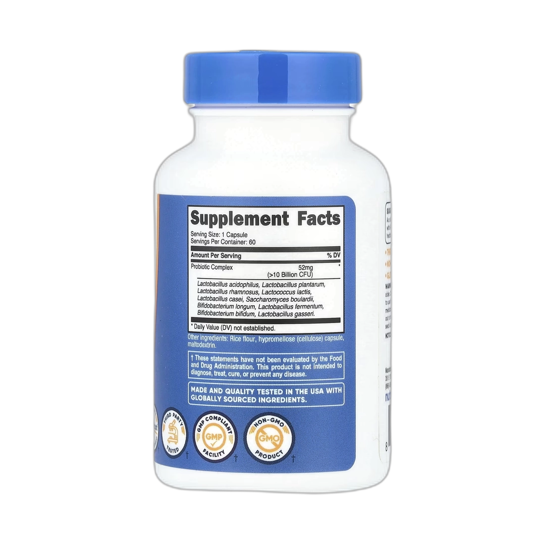 Nutricost, Probiotic Complex, 60 Capsules