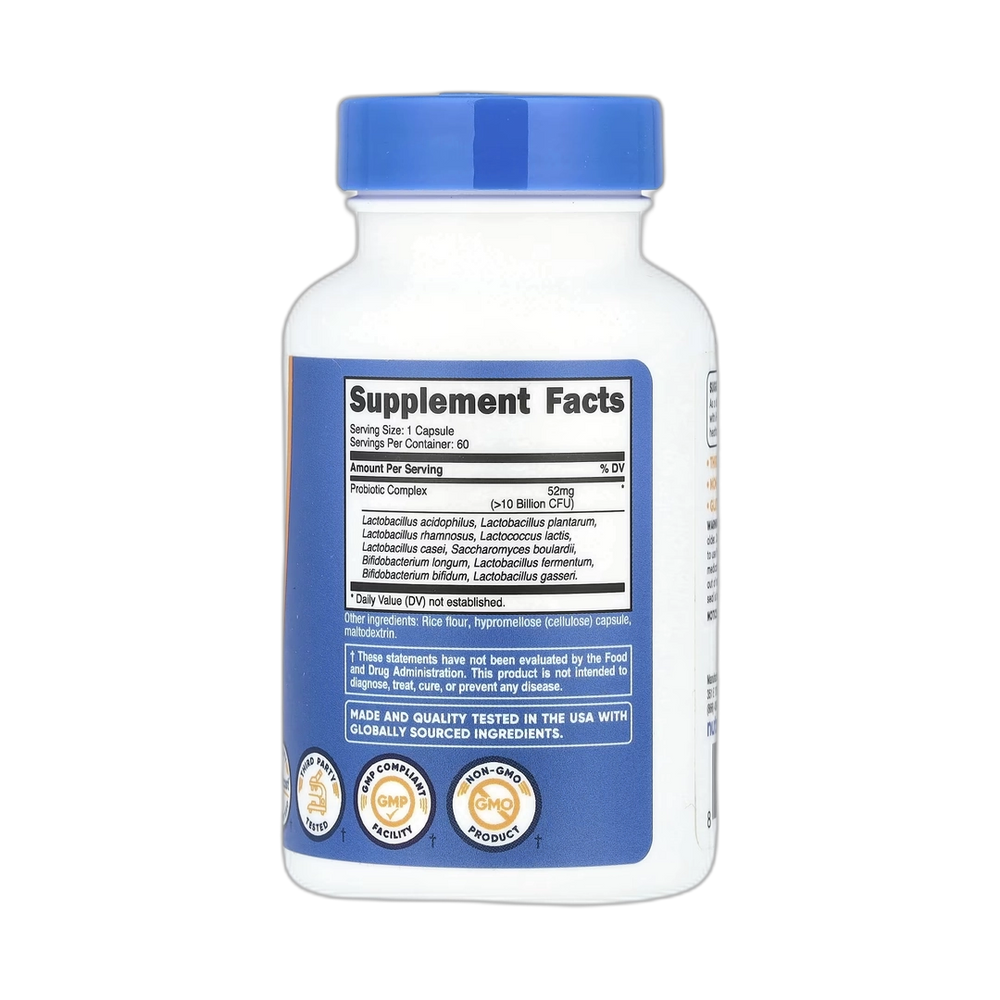 Nutricost, Probiotic Complex, 60 Capsules