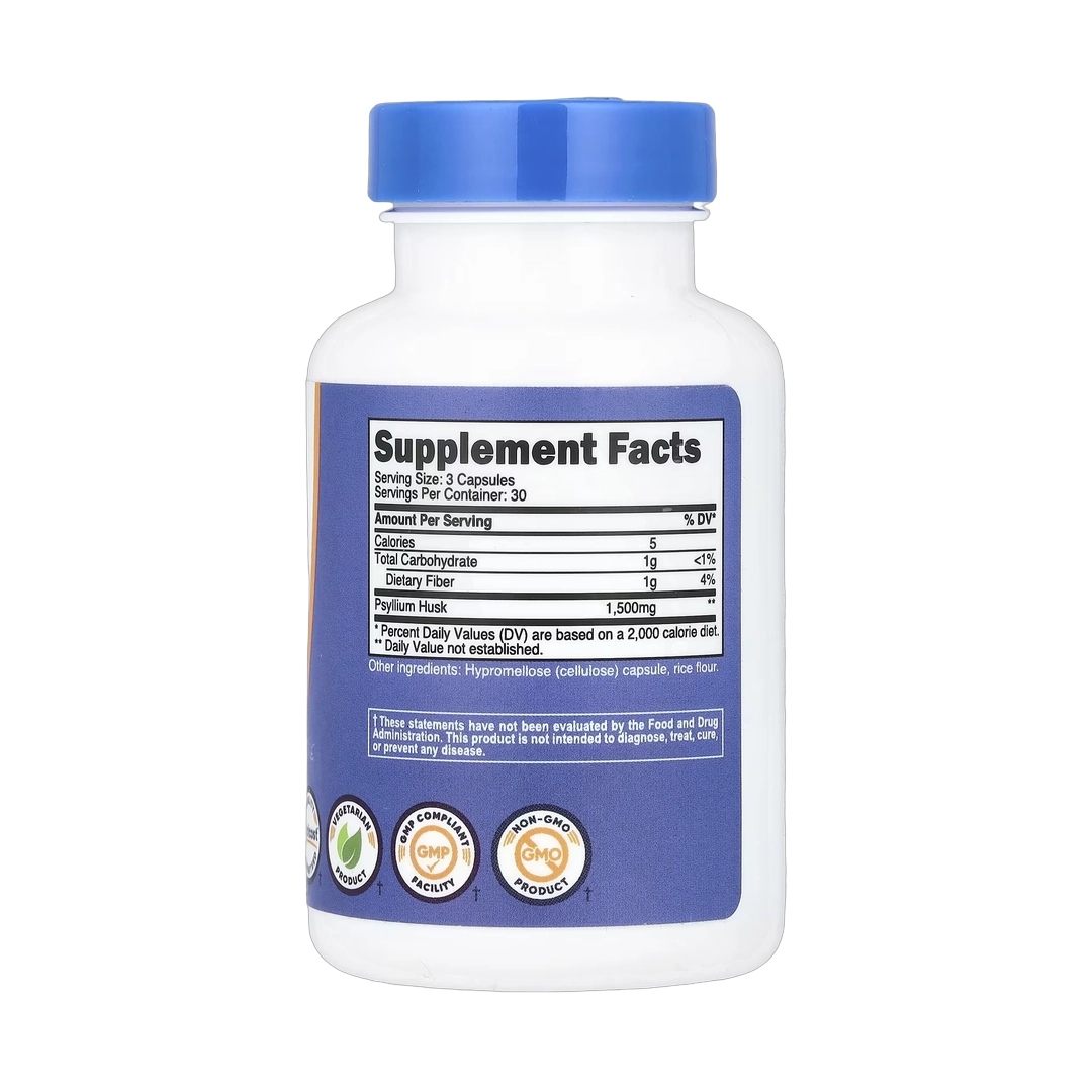 Nutricost, Psyllium Husk, 90 Capsules