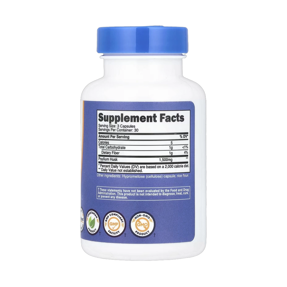 Nutricost, Psyllium Husk, 90 Capsules