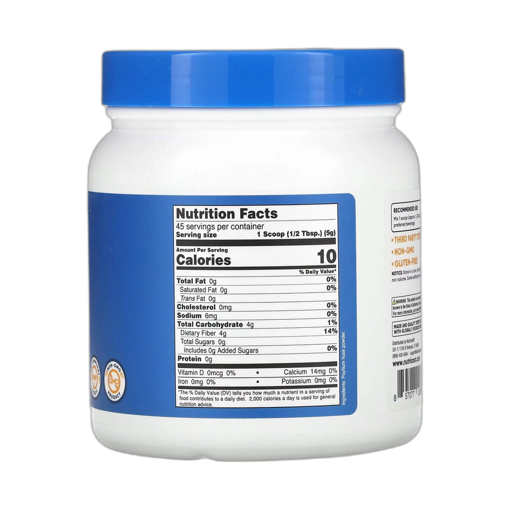 Nutricost, Psyllium Husk, Whole Husk, Unflavored, 8 oz, 227 g