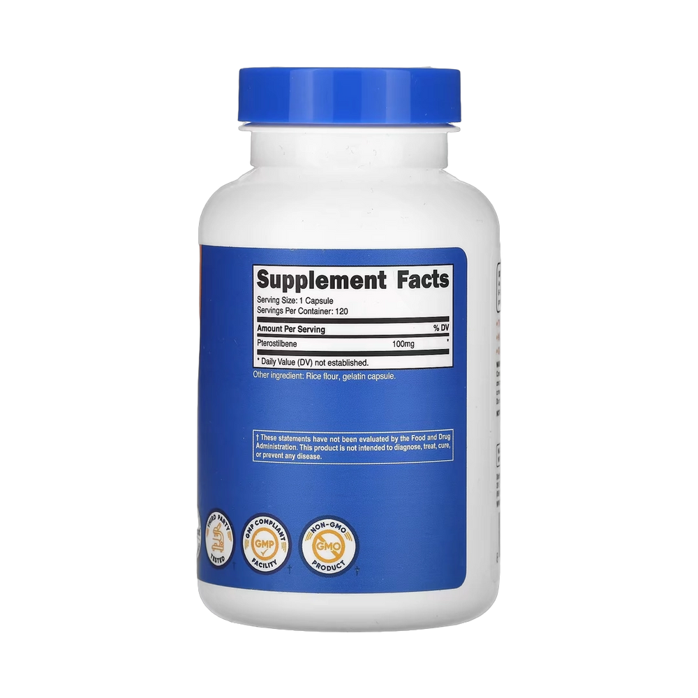 Nutricost, Pterostilbene, 100 mg, 120 Capsules
