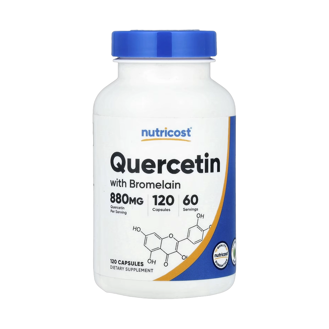 Nutricost, Quercetin with Bromelain, 120 Capsules
