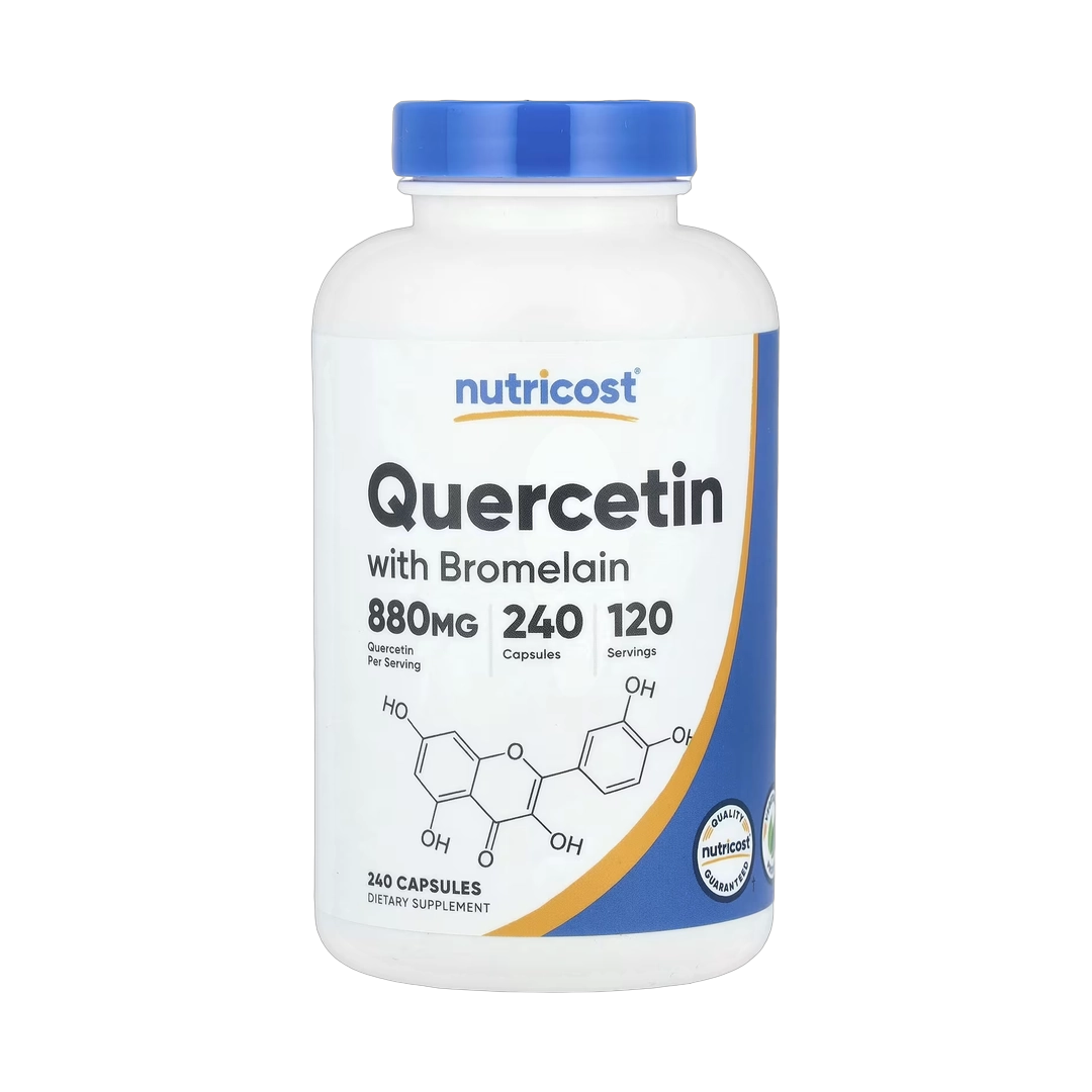 Nutricost, Quercetin with Bromelain, 240 Capsules