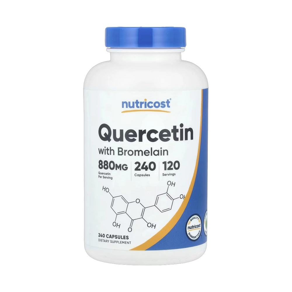 Nutricost, Quercetin with Bromelain, 240 Capsules