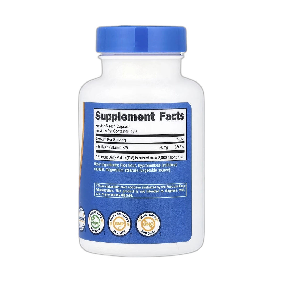 Nutricost, R-5-P, 50 mg, 120 Capsules