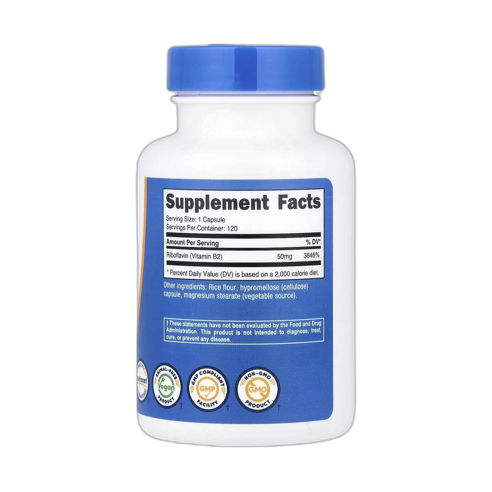 Nutricost, R-5-P, 50 mg, 120 Capsules