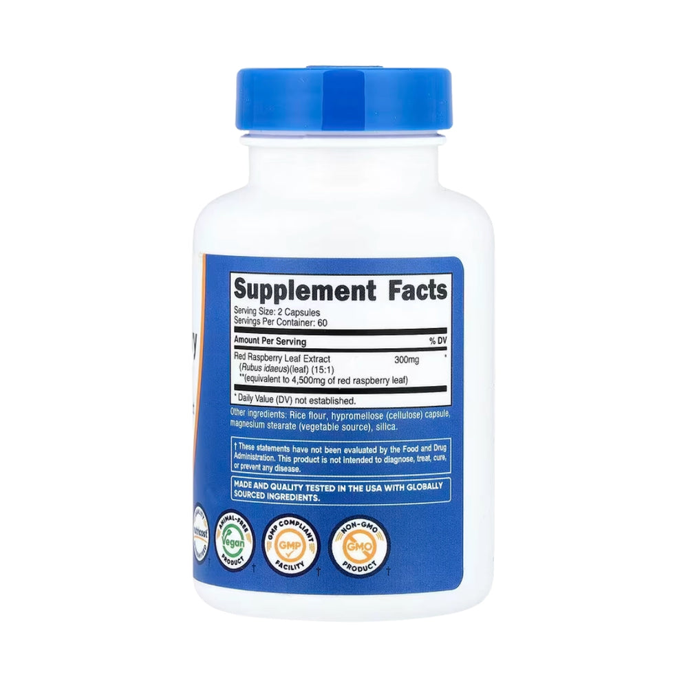 Nutricost, Red Raspberry Leaf, 120 Capsules