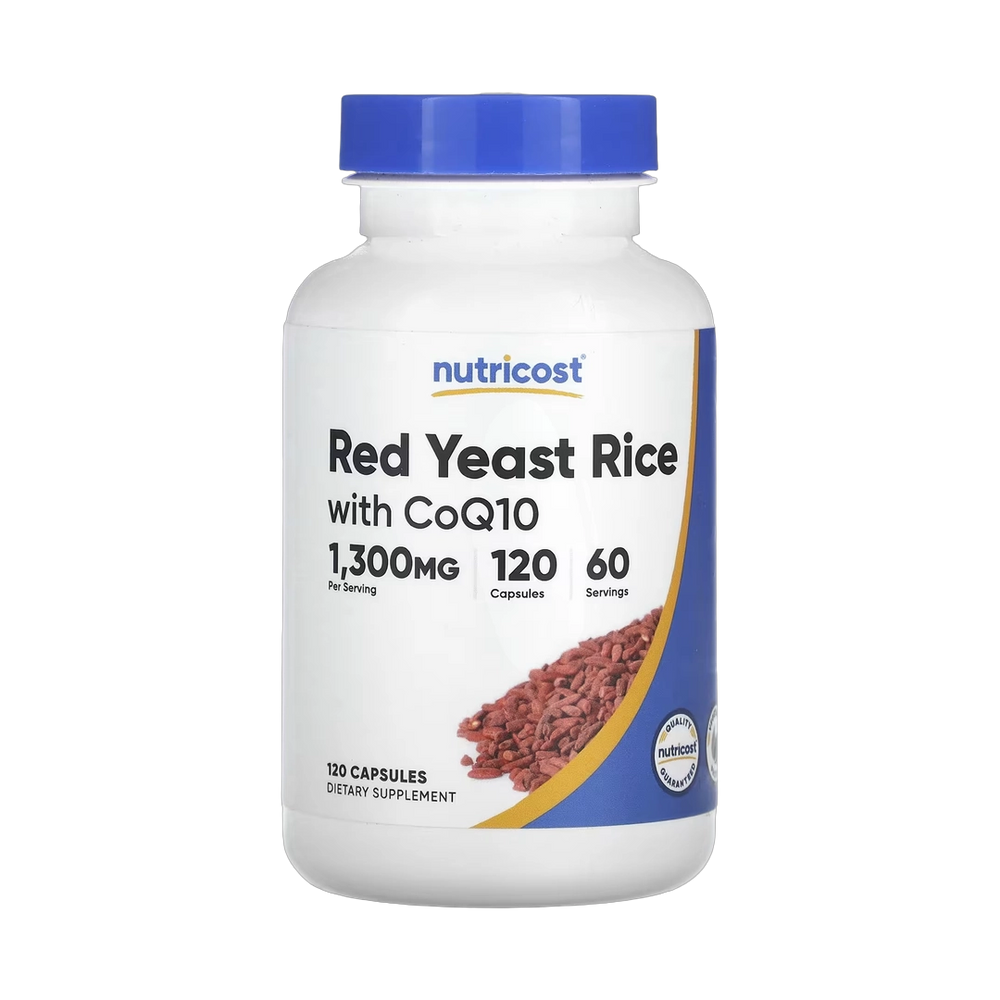Nutricost, Red Yeast Rice With CoQ10, 120 Capsules
