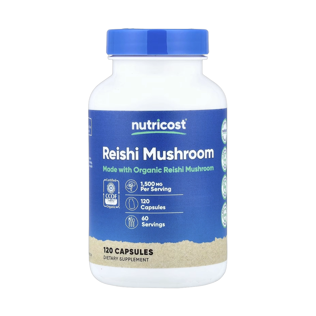 Nutricost, Reishi Mushroom, 120 Capsules