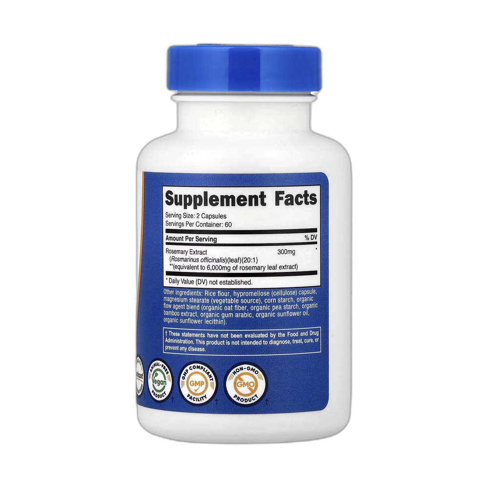 Nutricost, Rosemary, 120 Capsules