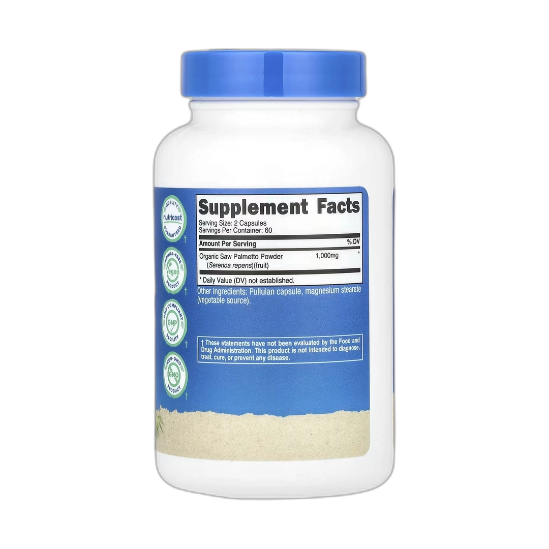 Nutricost, Saw Palmetto, 120 Capsules