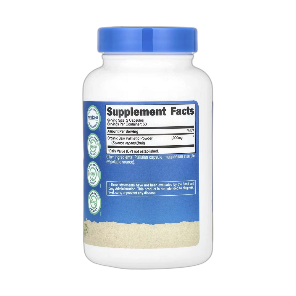 Nutricost, Saw Palmetto, 120 Capsules