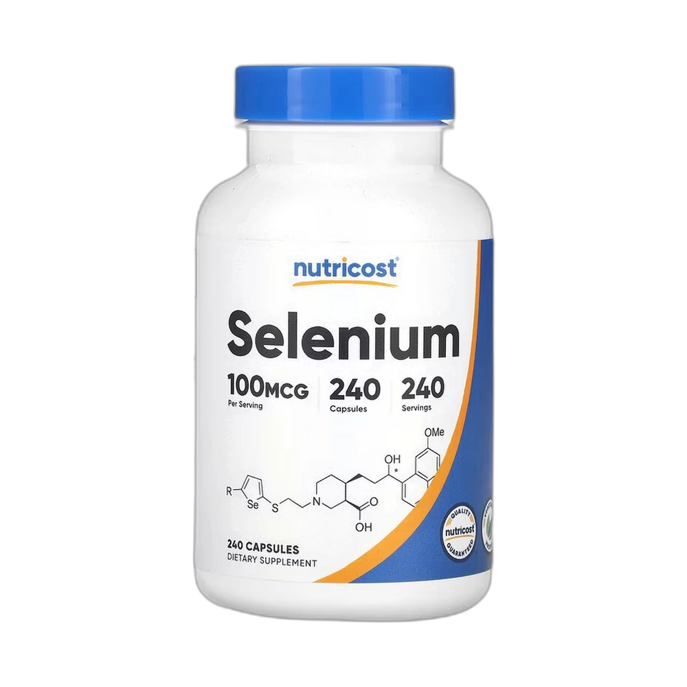 Nutricost, Selenium, 100 mcg, 240 Capsules