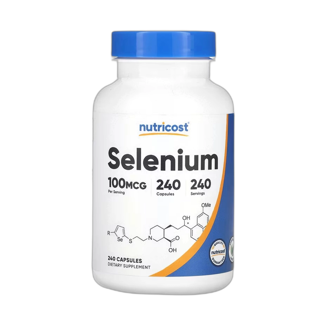 Nutricost, Selenium, 100 mcg, 240 Capsules
