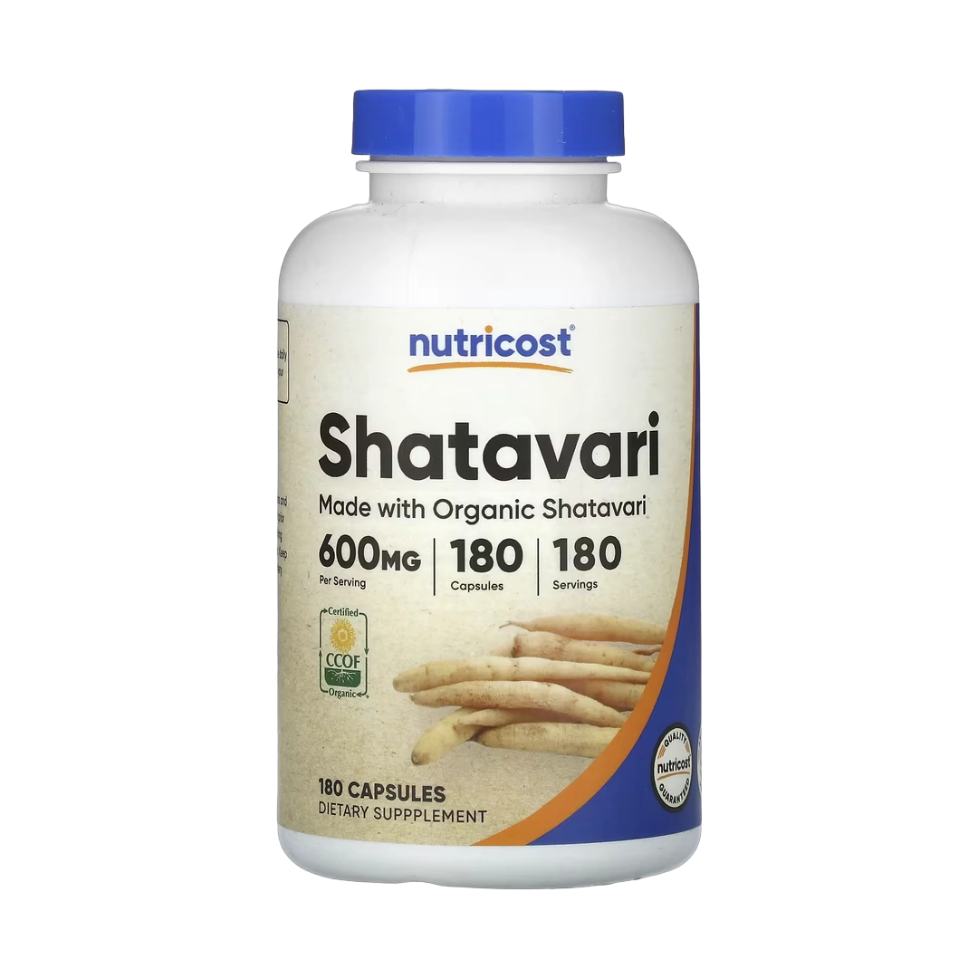 Nutricost, Shatavari, 600 mg, 180 Capsules