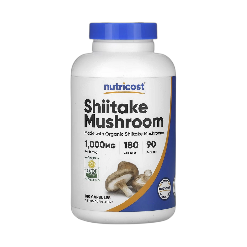 Nutricost, Shiitake Mushroom, 180 Capsules