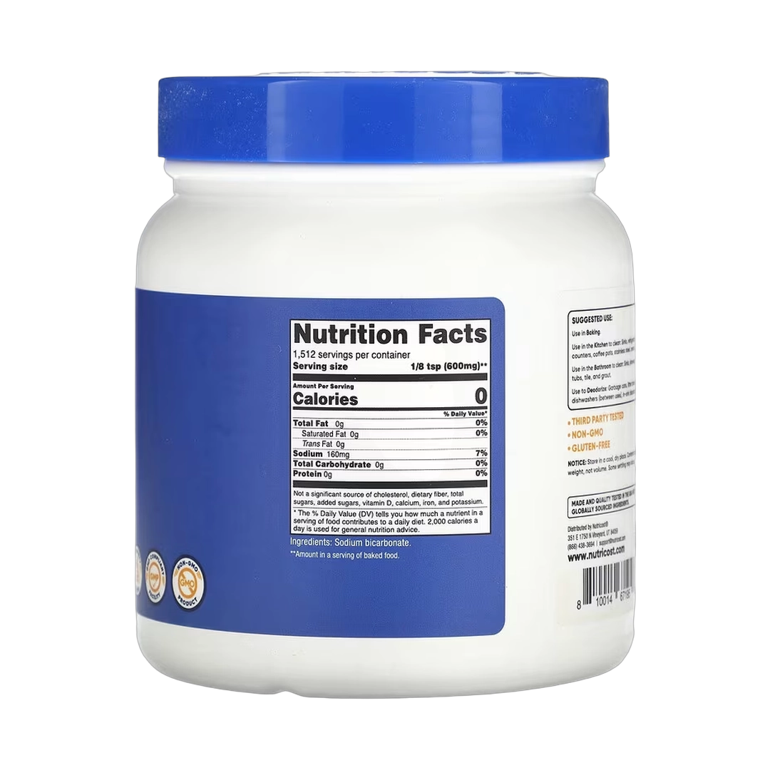 Nutricost, Sodium Bicarbonate Powder, Unflavored, 2 lb, 907 g