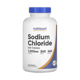 Nutricost, Sodium Chloride, 1,000 mg, 240 Tablets
