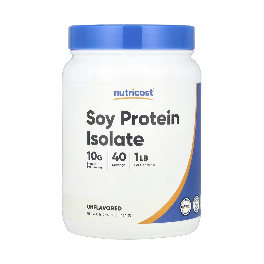 Nutricost, Soy Protein Isolate, Unflavored, 1 lb, 454 g