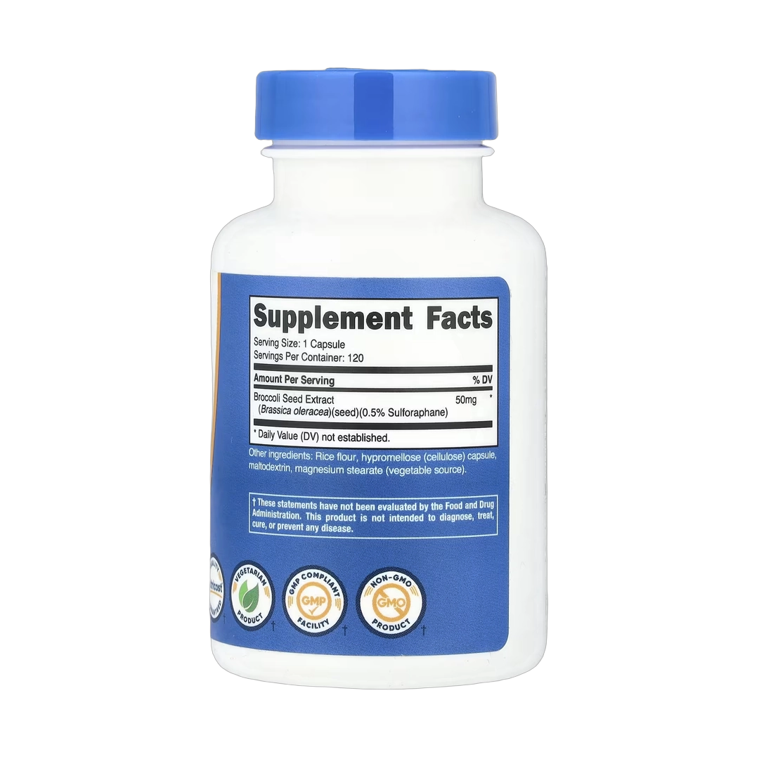 Nutricost, Sulforaphane Glucosinolate , 50 mg, 120 Capsules