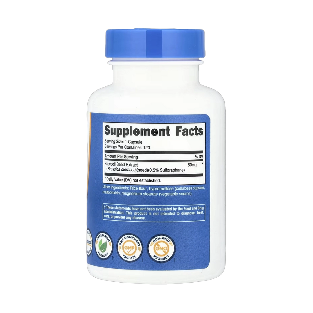 Nutricost, Sulforaphane Glucosinolate , 50 mg, 120 Capsules