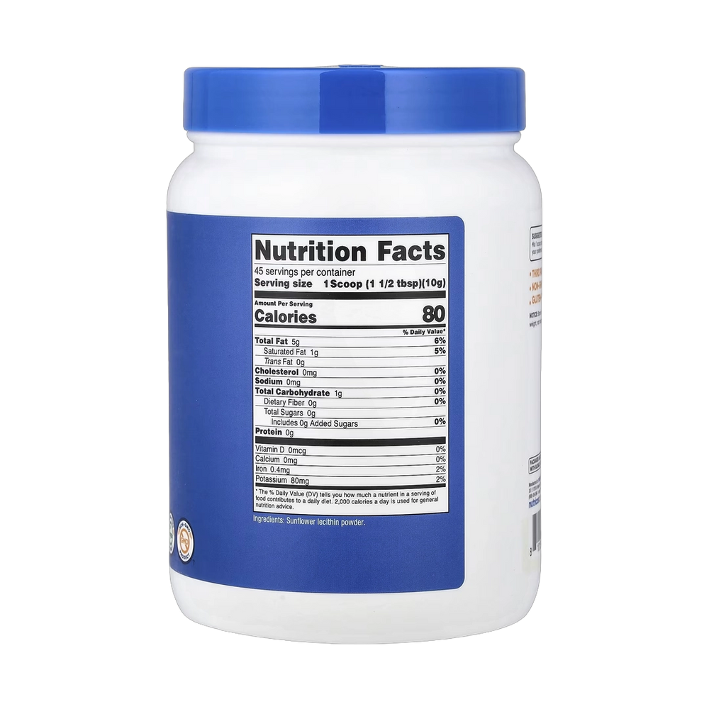 Nutricost, Sunflower Lecithin, Unflavored, 16.2 oz, 454 g