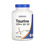 Nutricost, Taurine, 1,000 mg, 240 Capsules