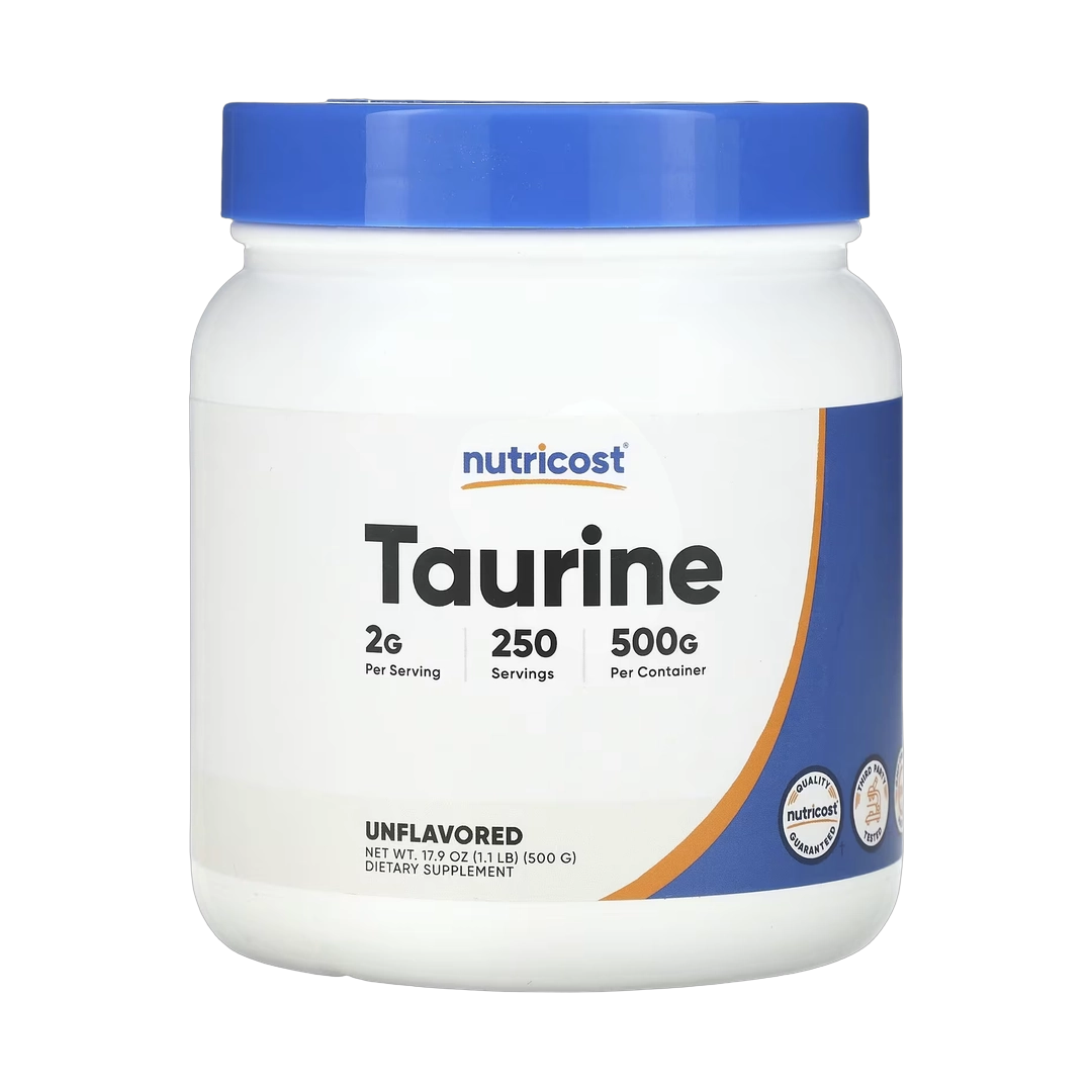 Nutricost, Taurine, Unflavored, 17.9 oz, 500 g