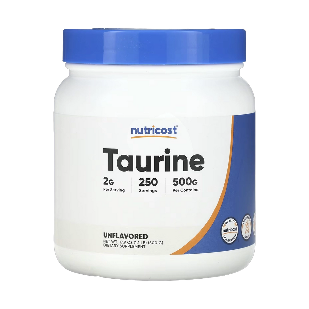 Nutricost, Taurine, Unflavored, 17.9 oz, 500 g