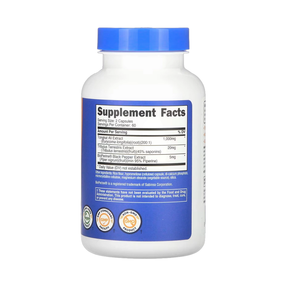 Nutricost, Tongkat Ali, 120 Capsules