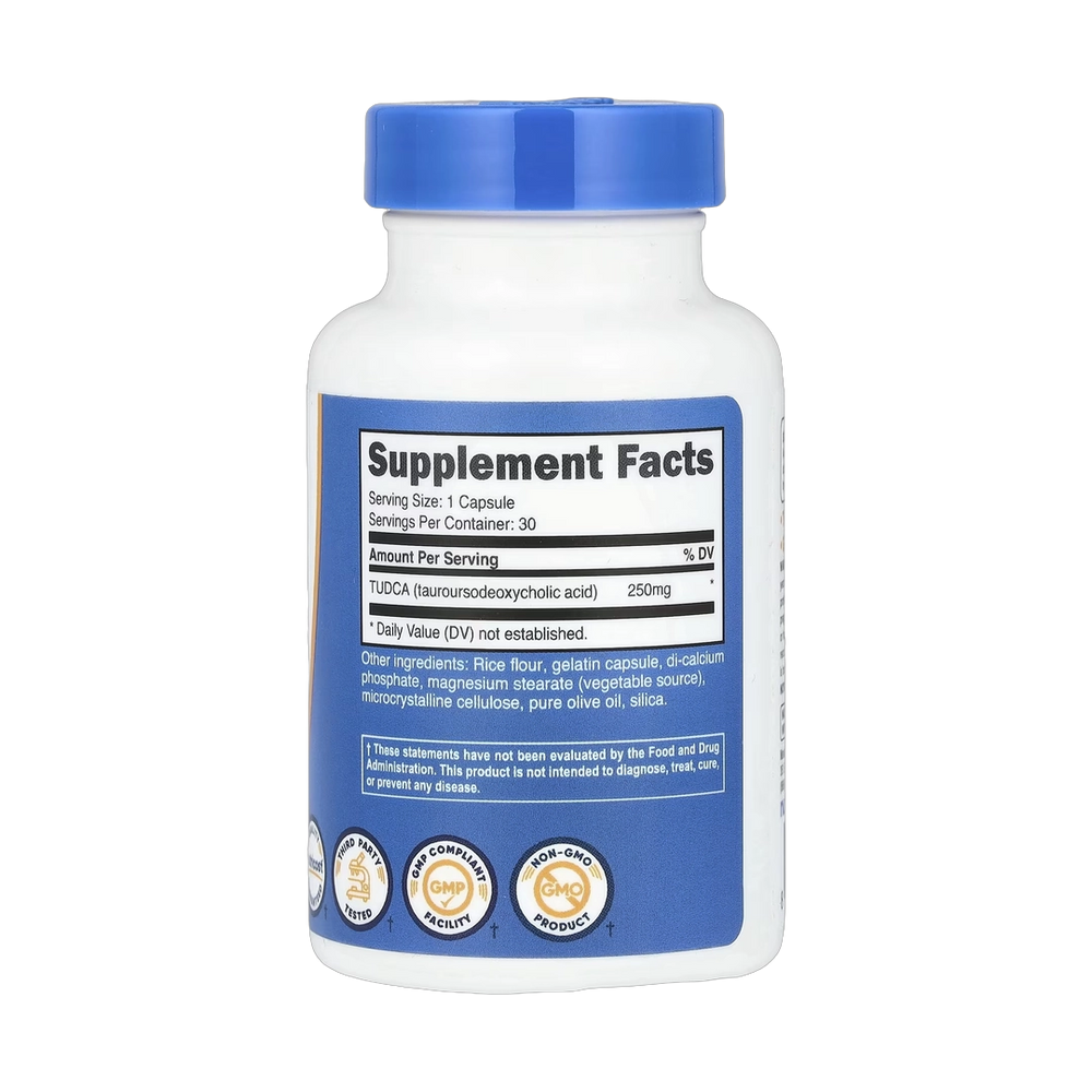 Nutricost, TUDCA, 250 mg, 30 Capsules