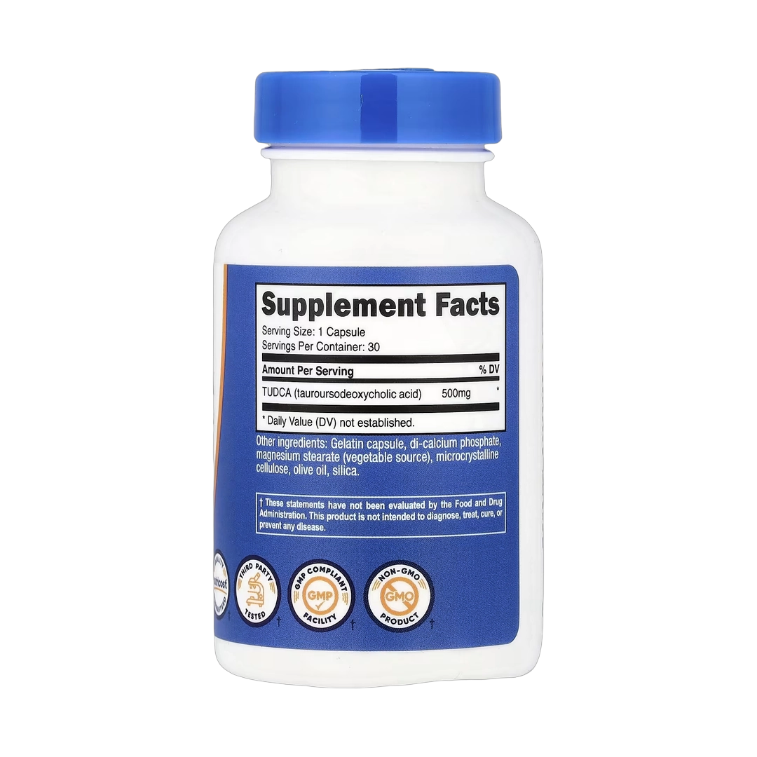 Nutricost, TUDCA, 500 mg, 30 Capsules