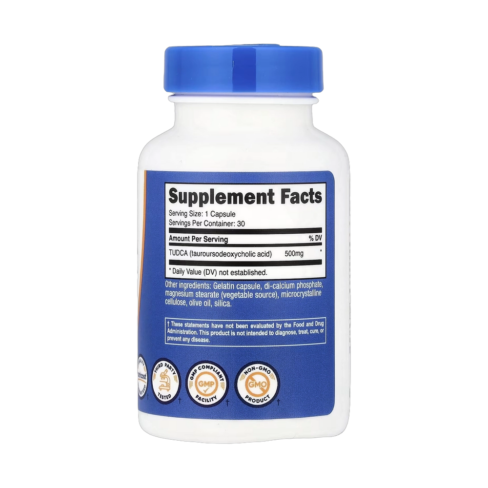 Nutricost, TUDCA, 500 mg, 30 Capsules