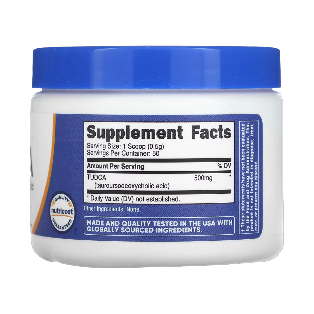 Nutricost, TUDCA, Unflavored, 0.9 oz, 25 g