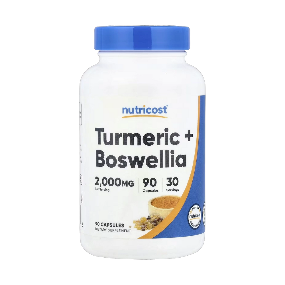 Nutricost, Turmeric + Boswellia, 90 Capsules