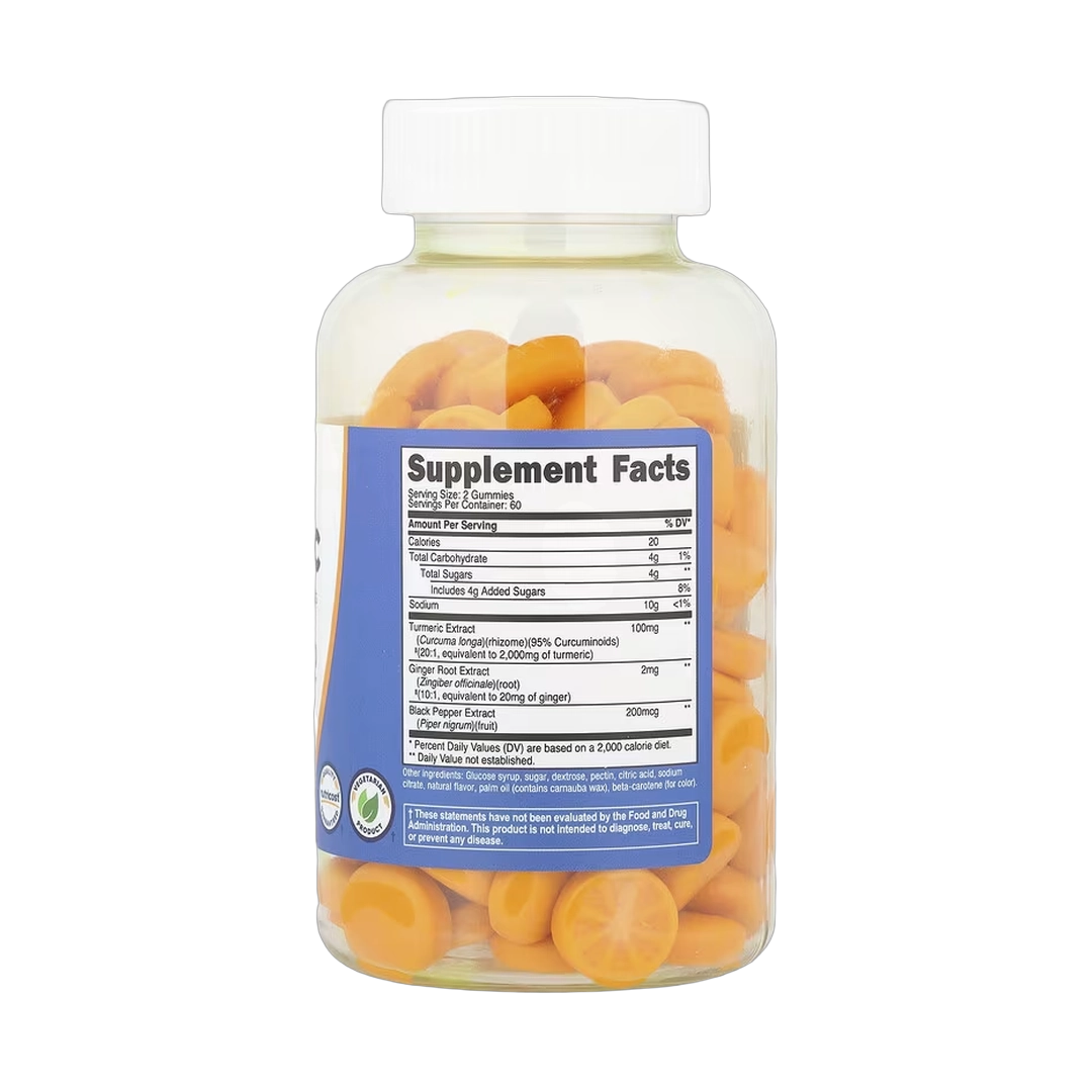 Nutricost, Turmeric Gummies, Citrus, 120 Gummies