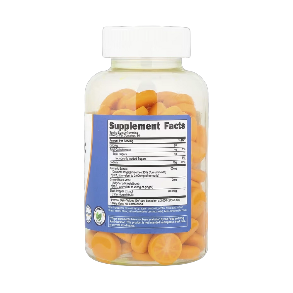Nutricost, Turmeric Gummies, Citrus, 120 Gummies