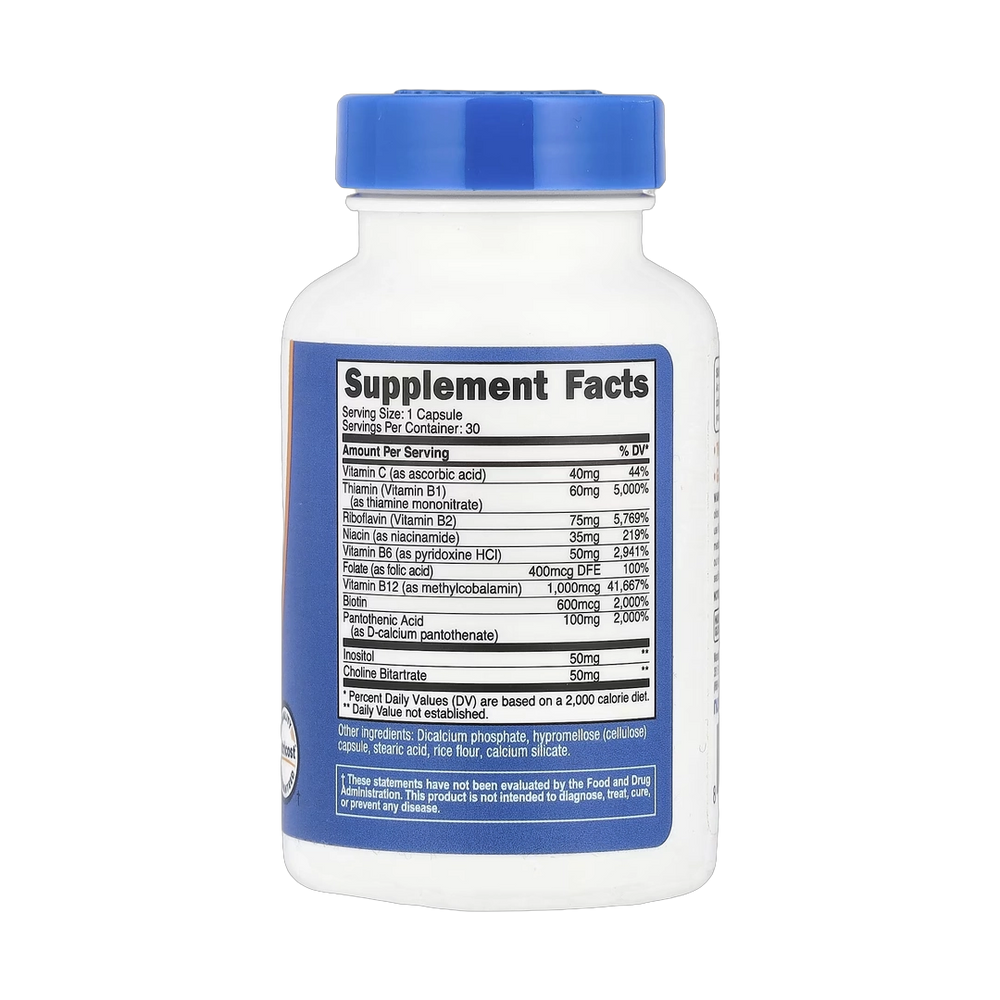 Nutricost, Vitamin B Complex, 30 Capsules