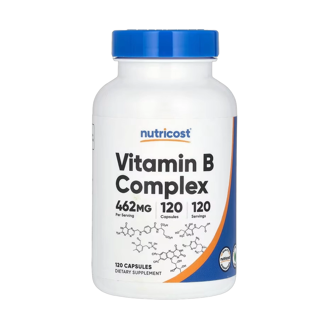 Nutricost, Vitamin B Complex, 462 mg, 120 Capsules